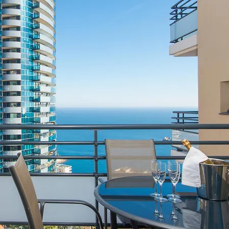 Vue & Tour Odeon - Terrasse - Parking - Bj Apartment Beausoleil